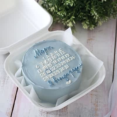 Бенто-торт Календарь №9078