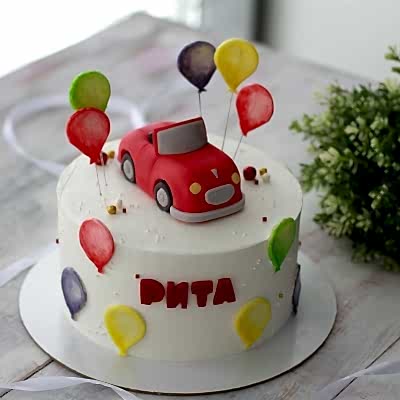 ТОРТ С машинкой №1263