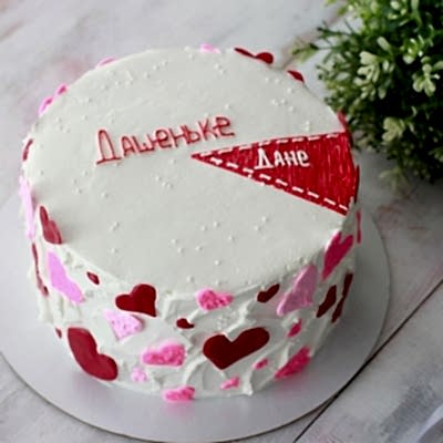 ТОРТ с сердечками №2227