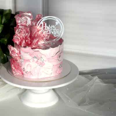 Торт с вафельными парусами №2136