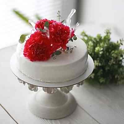 ТОРТ с вазой из изомальта №4324