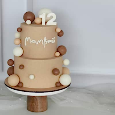 ТОРТ с шоколадными шарами №2174