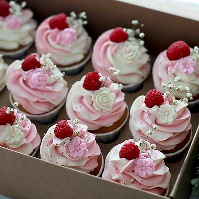 КАПКЕЙКИ с ягодой и цветочками №0537