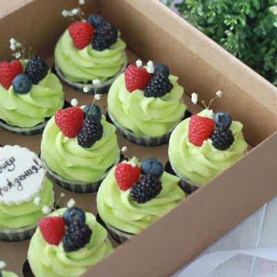 КАПКЕЙКИ с ягодой и надписью №0538