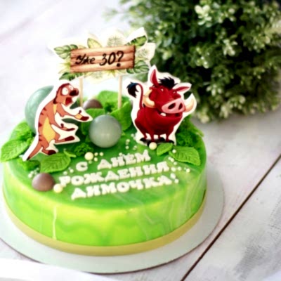 ТОРТ Тимон и Пумба №3206