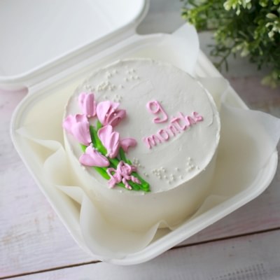 Бенто-торт с цветами №9092