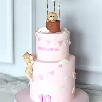 ТОРТ с мишками на воздушном шаре №2166