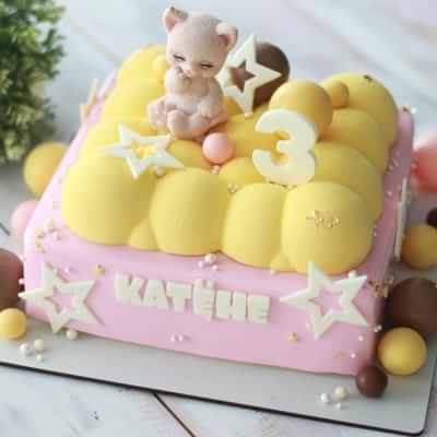 ТОРТ с котенком №3209