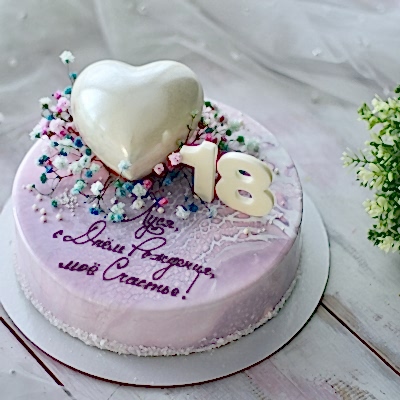 ТОРТ с сердцем №4339