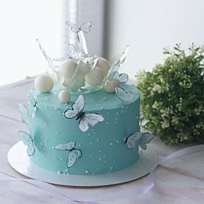 ТОРТ с бабочками №2160