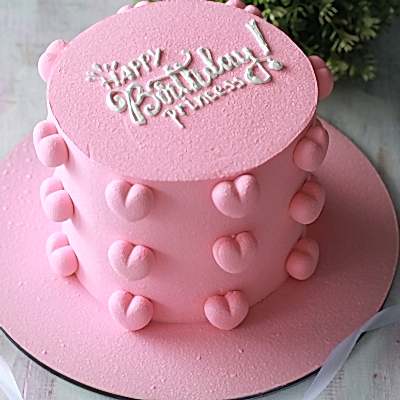 ТОРТ с сердечками №2191