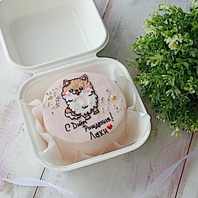 Бенто-торт с собачкой №9058