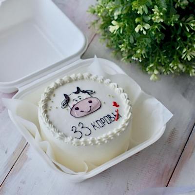 Бенто-торт 33 корове №9093