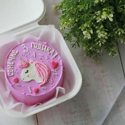 БЕНТО-ТОРТ единорог №9119