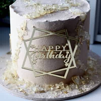 ТОРТ с кристаллами из изомальта №2232