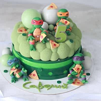 ТОРТ с ниндзя черепашками №3238