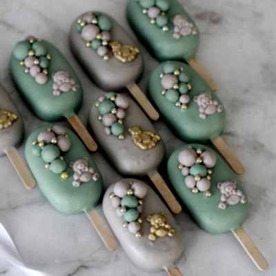 Мини-эскимо с мишками и шарами №0380