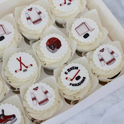 Капкейки хоккей №0557