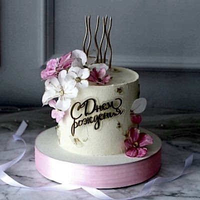 ТОРТ с Цветами №2258