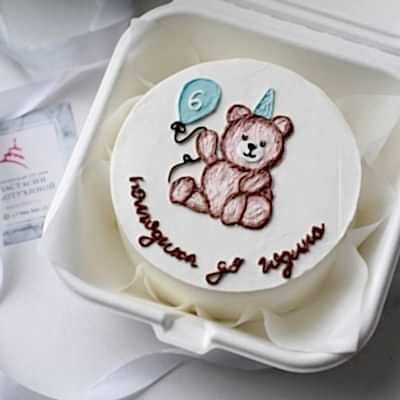 БЕНТО-ТОРТ плюшевый мишка №9183
