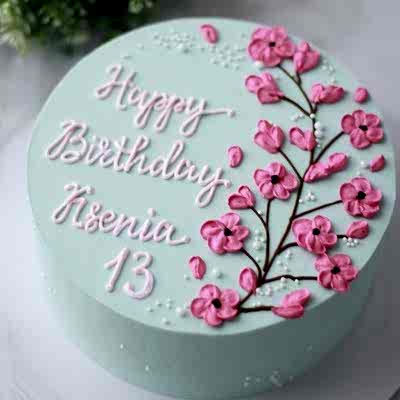 ТОРТ с цветочками №2276