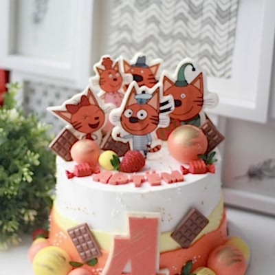 ТОРТ с котиками №1303